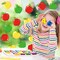 9 Sheets Back to School Apple Window Clings, Reusable Double Sided Classroom Window Stickers with Colorful Cartoon Apple Designs for Glass, First Day of School Decorations, Nursery and Classroom Decor